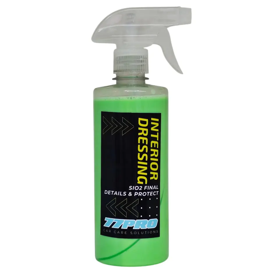 Interior Dressing Hidratador de Plásticos Cueros y Gomas con Sio2 77Pro 500ml