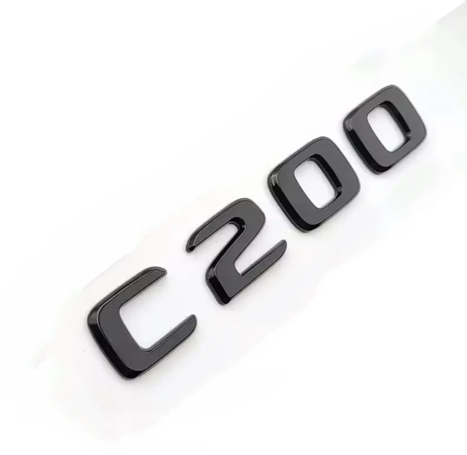 Emblema C200 Black Piano Mercedes Benz