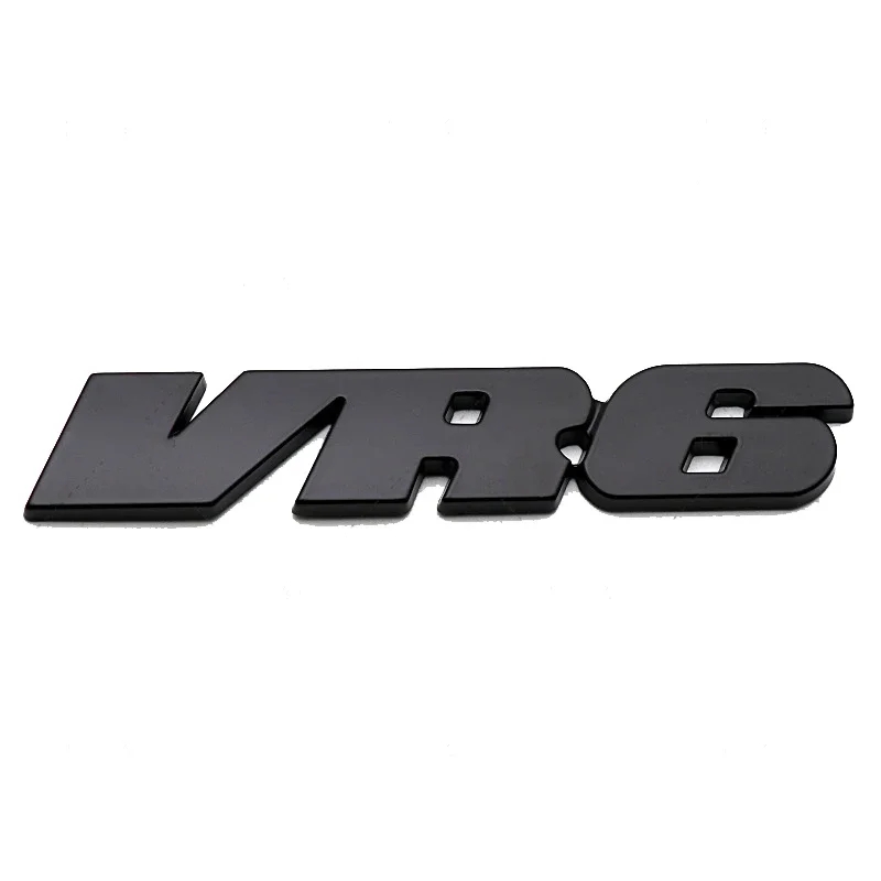 Emblema VR6 Negro Para VW Golf