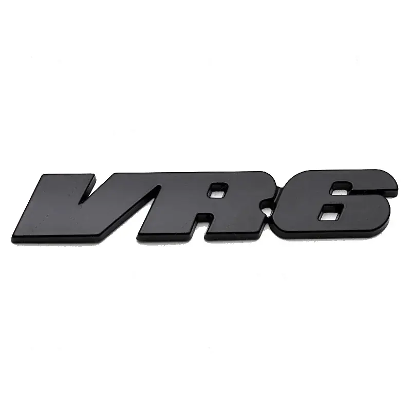 Emblema VR6 Negro Para VW Golf