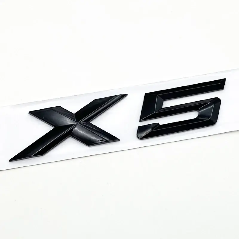 Emblema X5 Black Piano para BMW