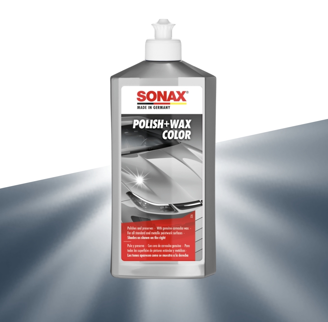 Cera Polish + Wax Color p/ Autos Grises Sonax 500ml