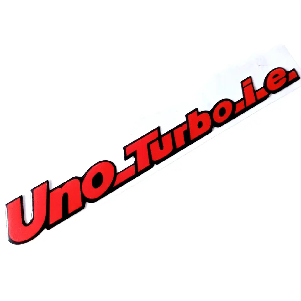 Emblema Resinado Uno Turbo i.e.