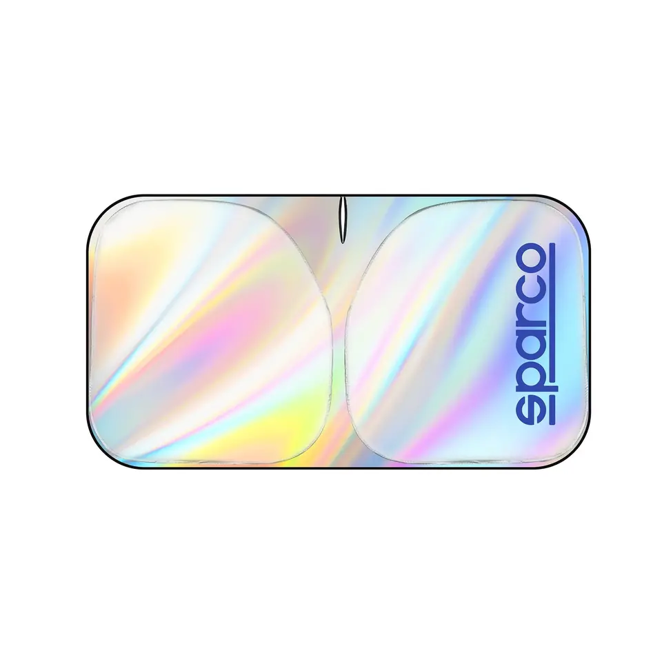 Parasol Sparco Plateado Reflectivo