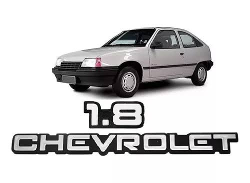 Kit Emblemas Chevrolet + 1.8