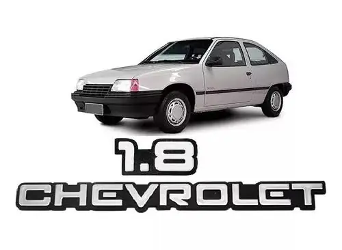 Kit Emblemas Chevrolet + 1.8