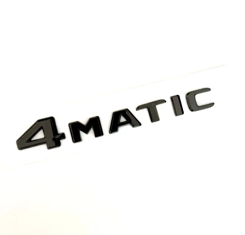 Emblema 4Matic para Mercedes Benz Black Piano