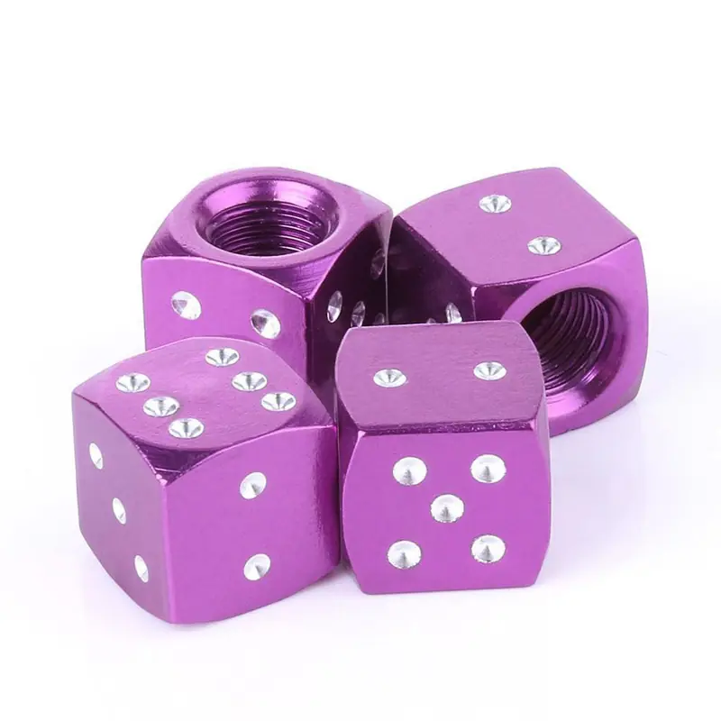 Juego Tapas de Válvula Dado Violeta