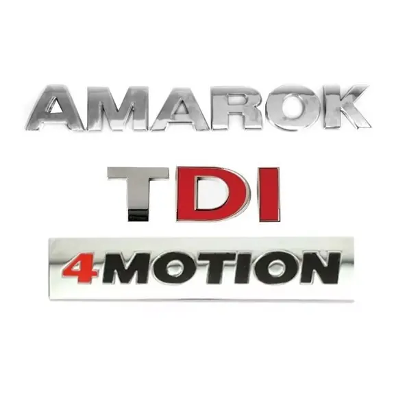 Kit Emblemas Amarok Tdi 4motion