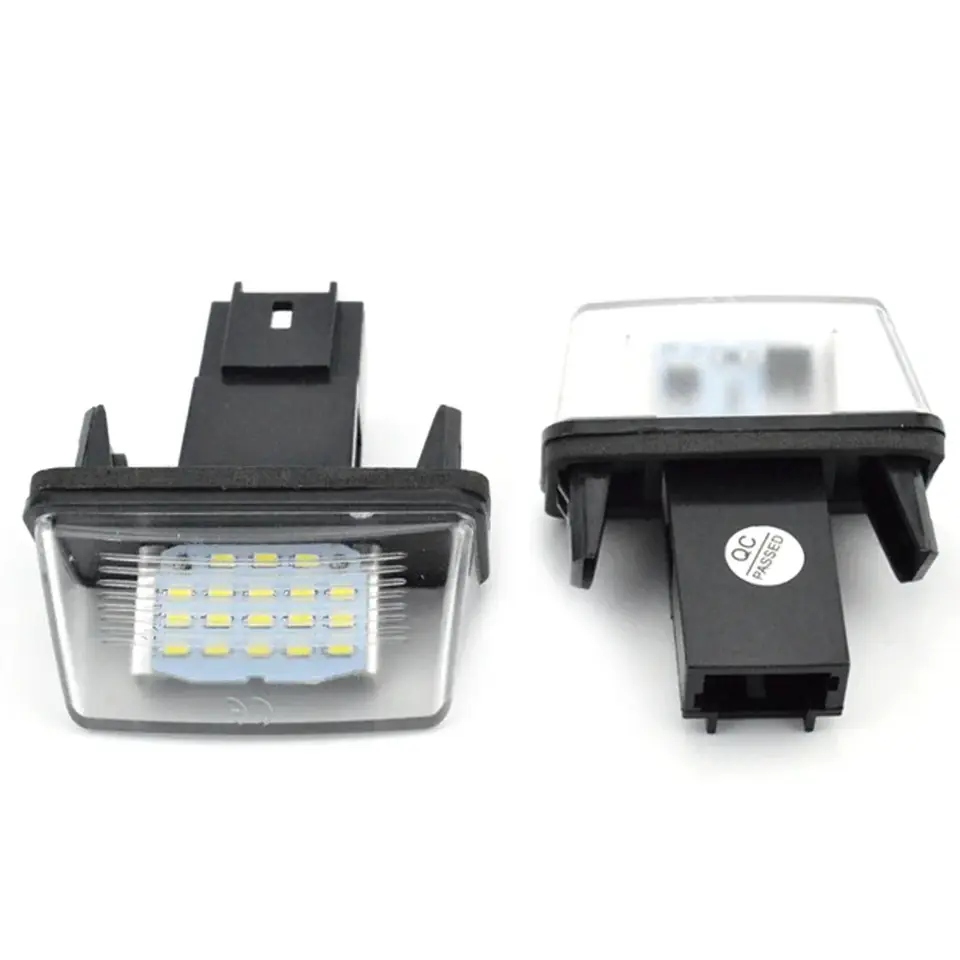 Par Faros Matrícula Led Peugeot 206 / 207