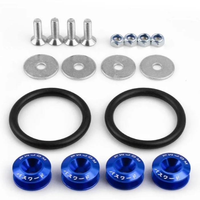 Juego 4 Anillos Paragolpes Azul