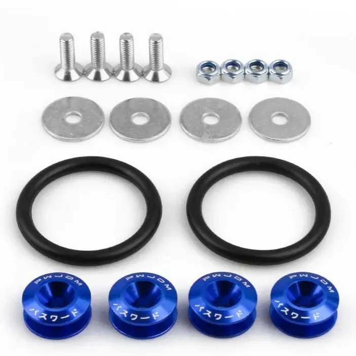 Juego 4 Anillos Paragolpes Azul