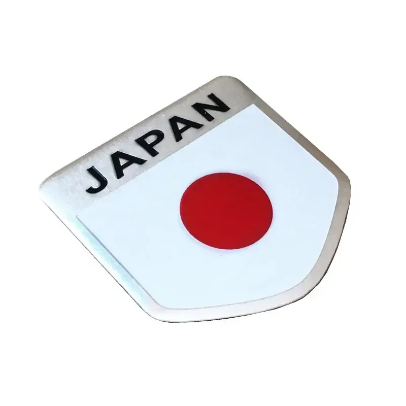 Emblema Metálico Japan tipo Escudo