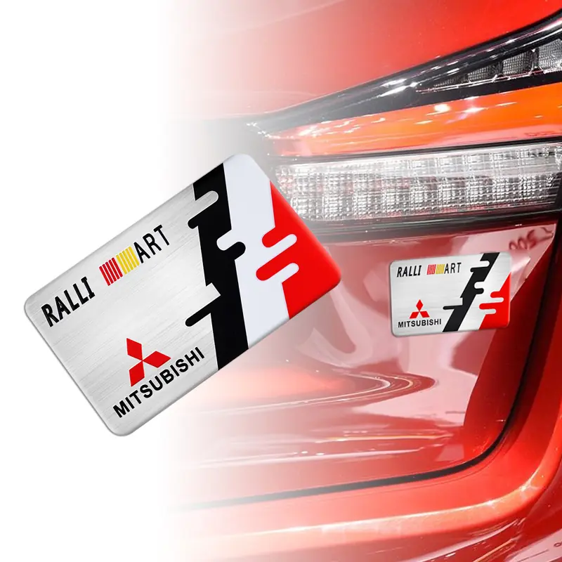 Emblema Metálico Mitsubishi Ralliart