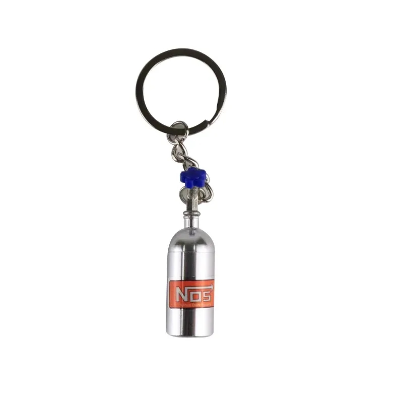 Llavero Botella Nos - Nitro Plateado
