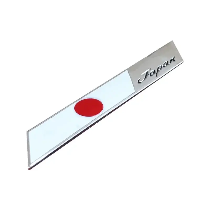 Emblema Metálico Japan Rectangular