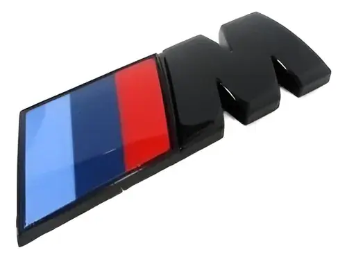 Emblema serie M para BMW 9cm Black Piano