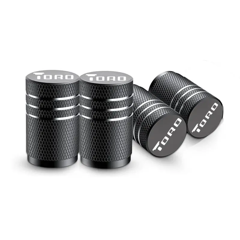Juego 4 Tapas de Válvula Fiat Toro Negras