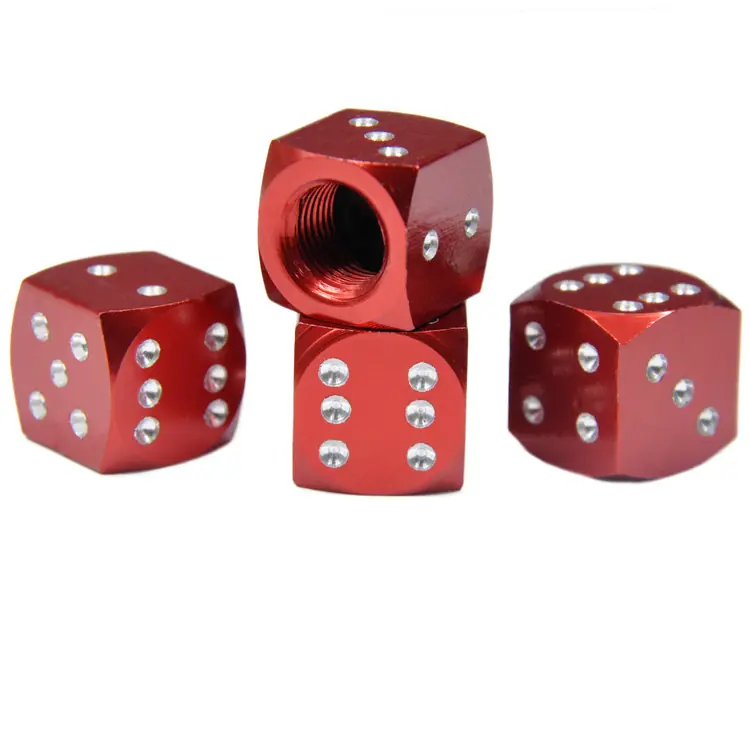Juego Tapas de Válvula Dado Rojo