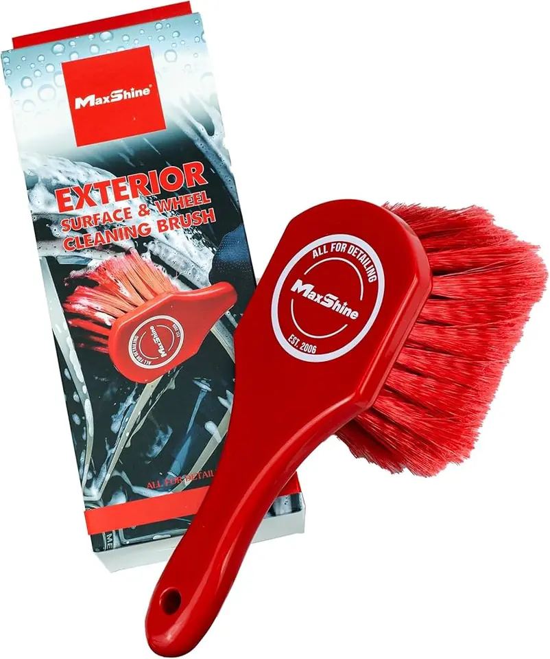 Exterior Surface & Wheel Cleaning Brush Maxshine Cepillo de Limpieza de Ruedas