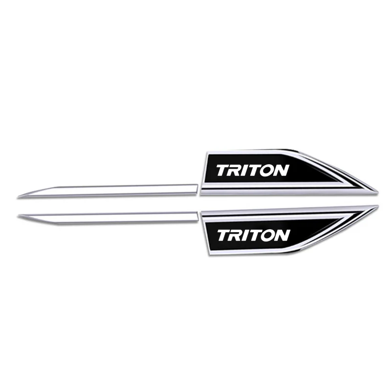 Par Emblemas Laterales para Mitsubishi L200 Tritón