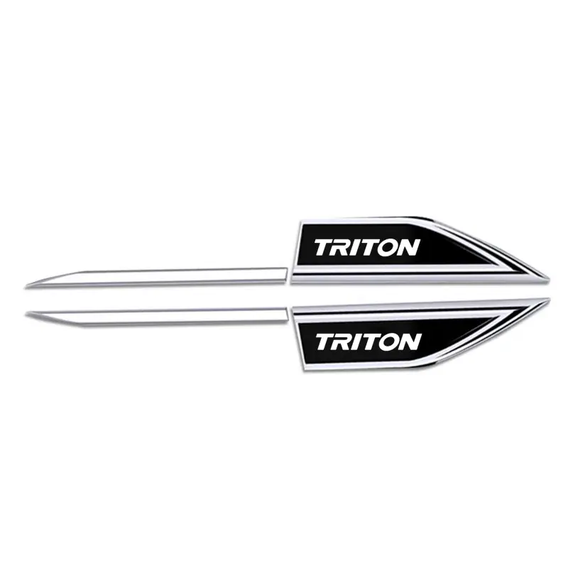 Par Emblemas Laterales para Mitsubishi L200 Tritón