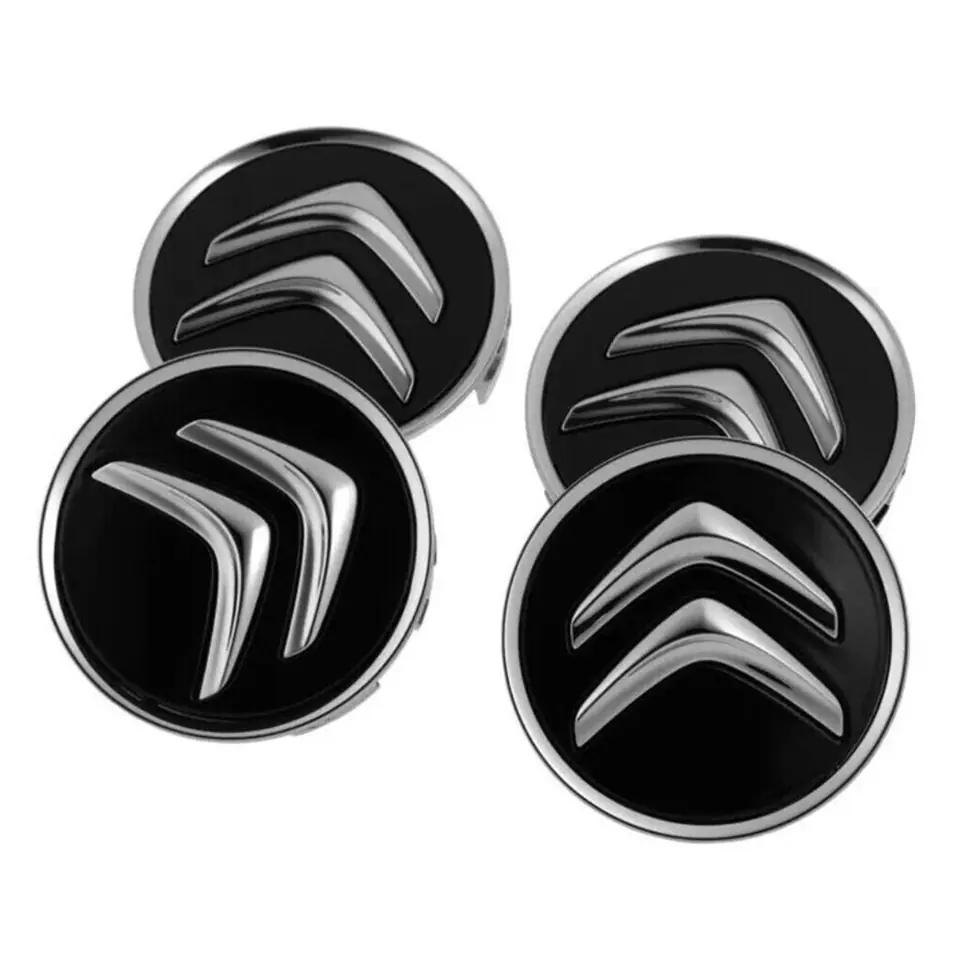 Juego 4 Centros Para Llanta Original Citroen 60mm