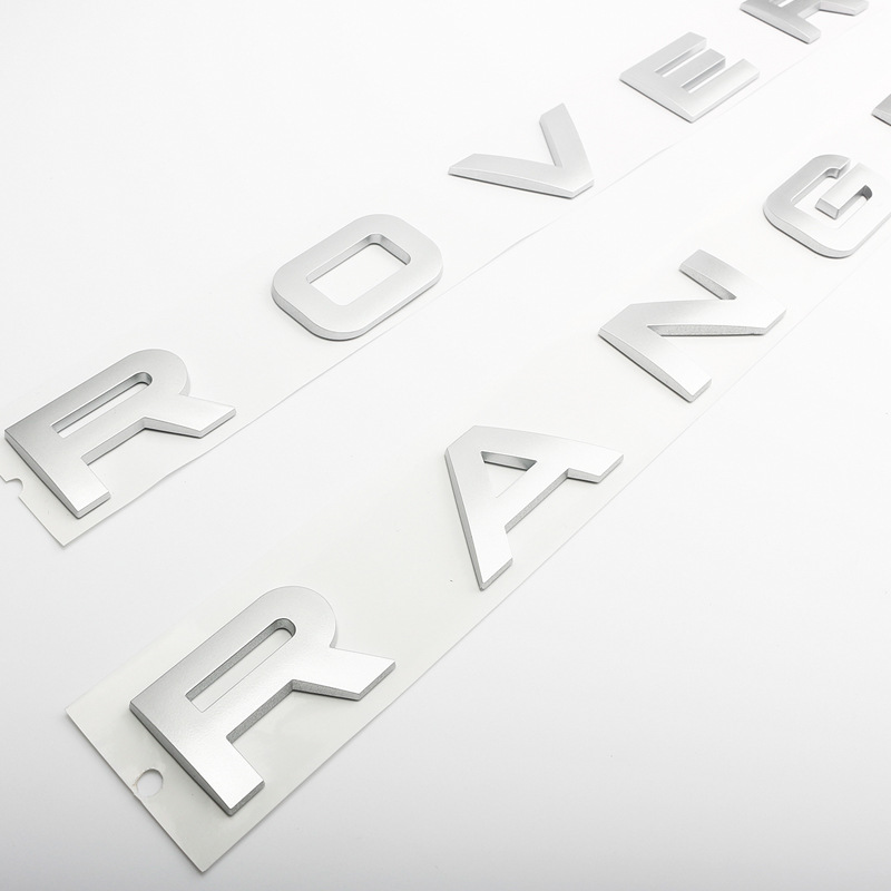 Emblema Range Rover Capó / Valija Silver Mate