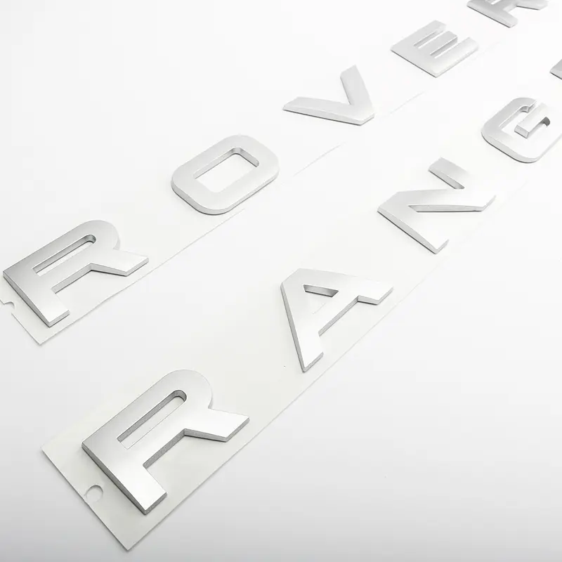 Emblema Range Rover Capó / Valija Silver Mate