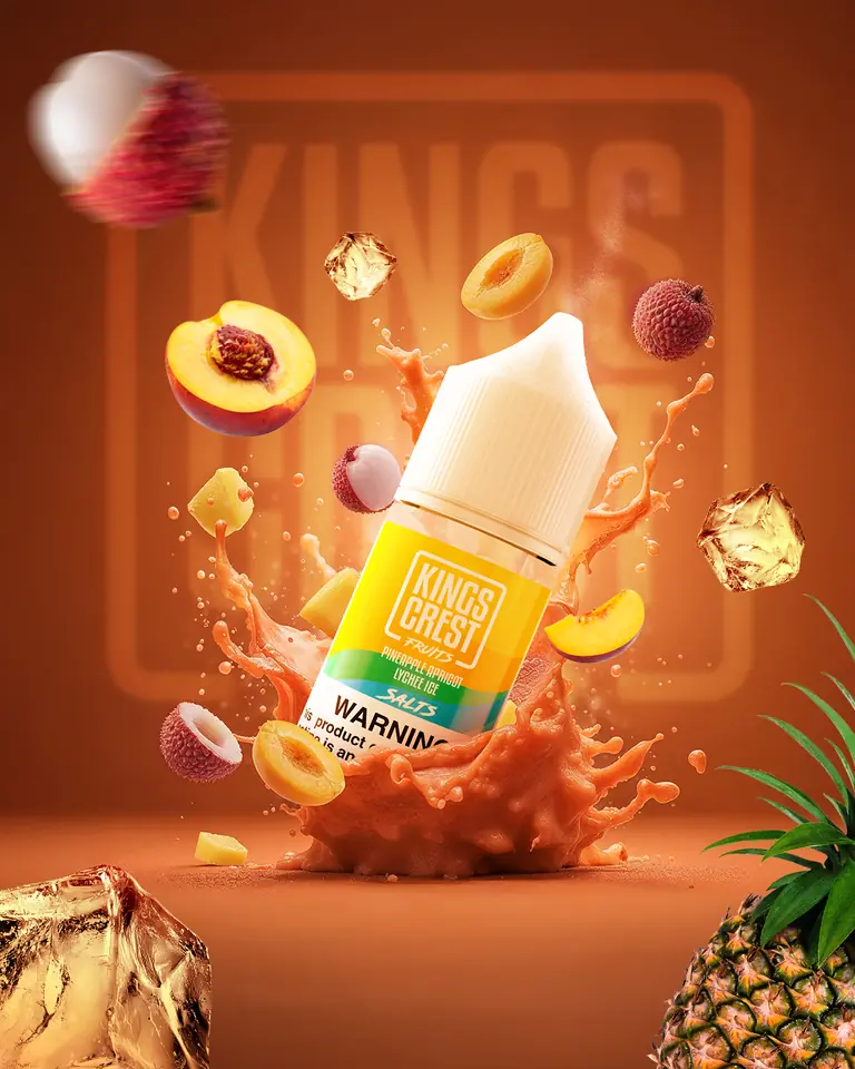KINGS CREST FRUITS PINEAPPLE APRICOT LYCHEE ICE 35MG