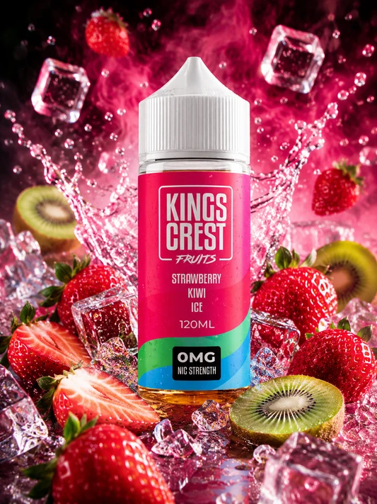 KINGS CREST STRAWBERRY KIWI ICE 3MG
