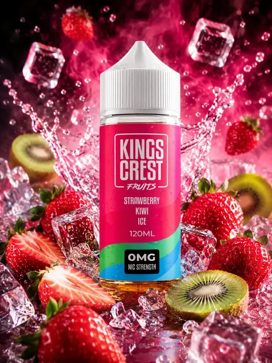 KINGS CREST STRAWBERRY KIWI ICE 3MG