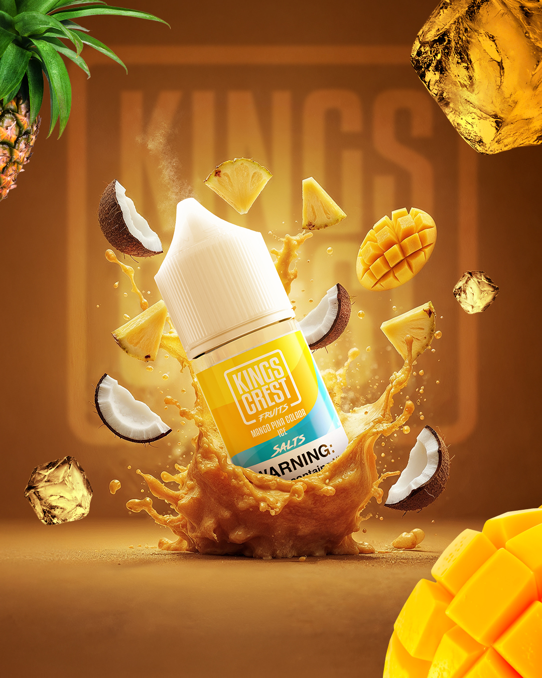 KINGS CREST FRUITS MANGO PIÑA COLADA ICE 25MG