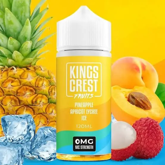 KINGS CREST PINEAPPLE APRICOT LYCHEE ICE 3MG