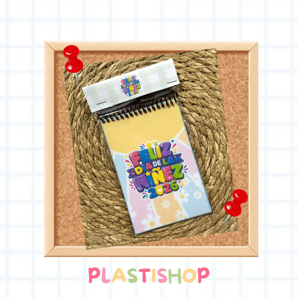 DÍA DE LA NIÑEZ - Libreta plastificada