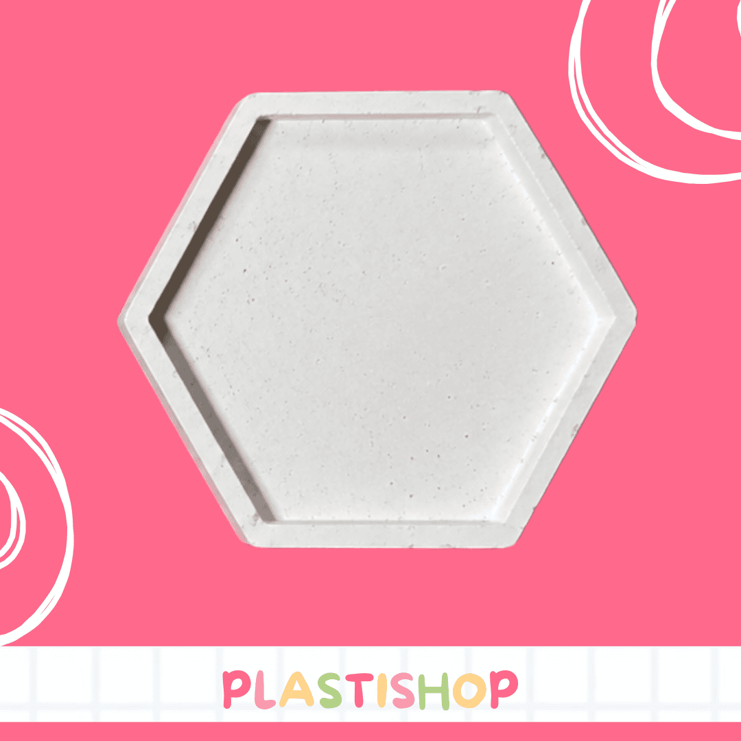 Bandeja mini hexagonal