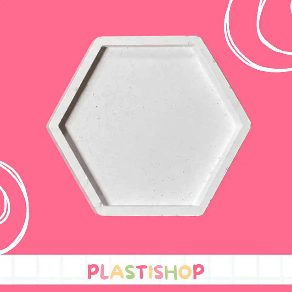 Bandeja mini hexagonal