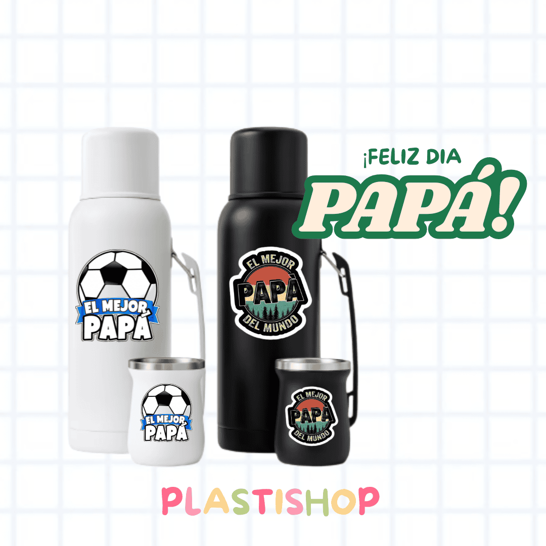 Especial día del padre: termo y mate