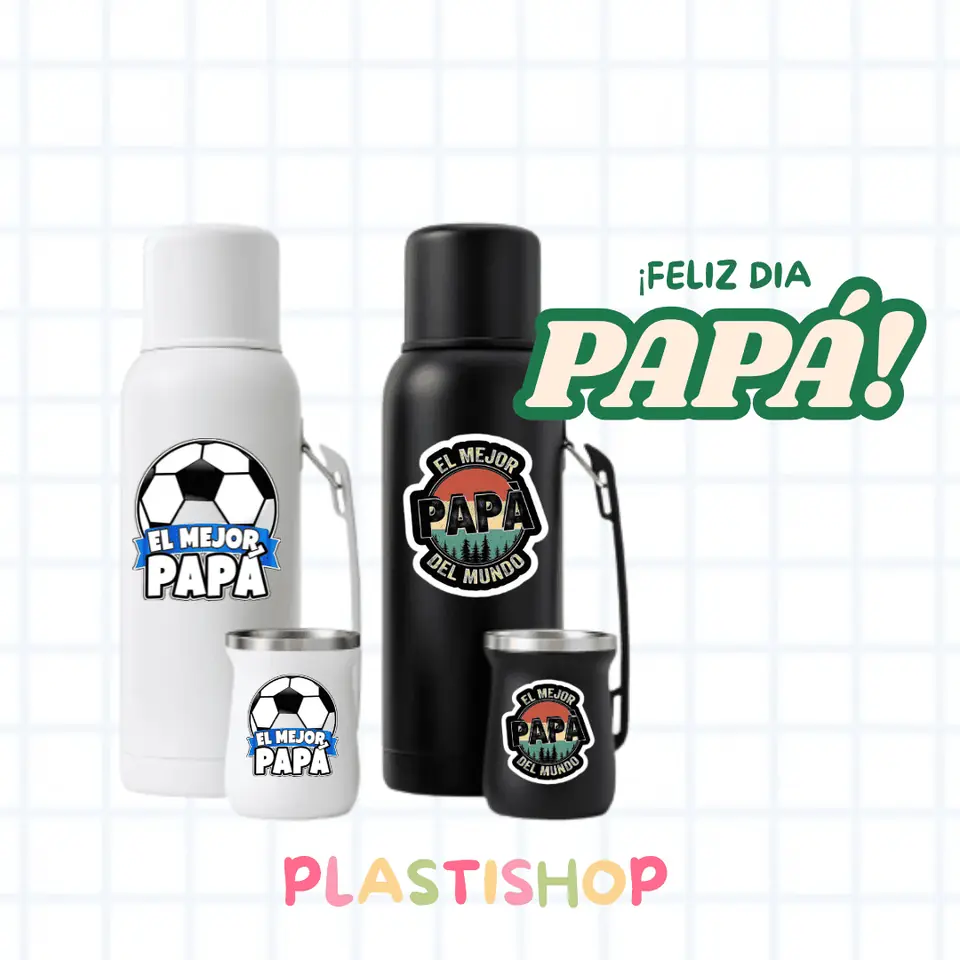 Especial día del padre: termo y mate
