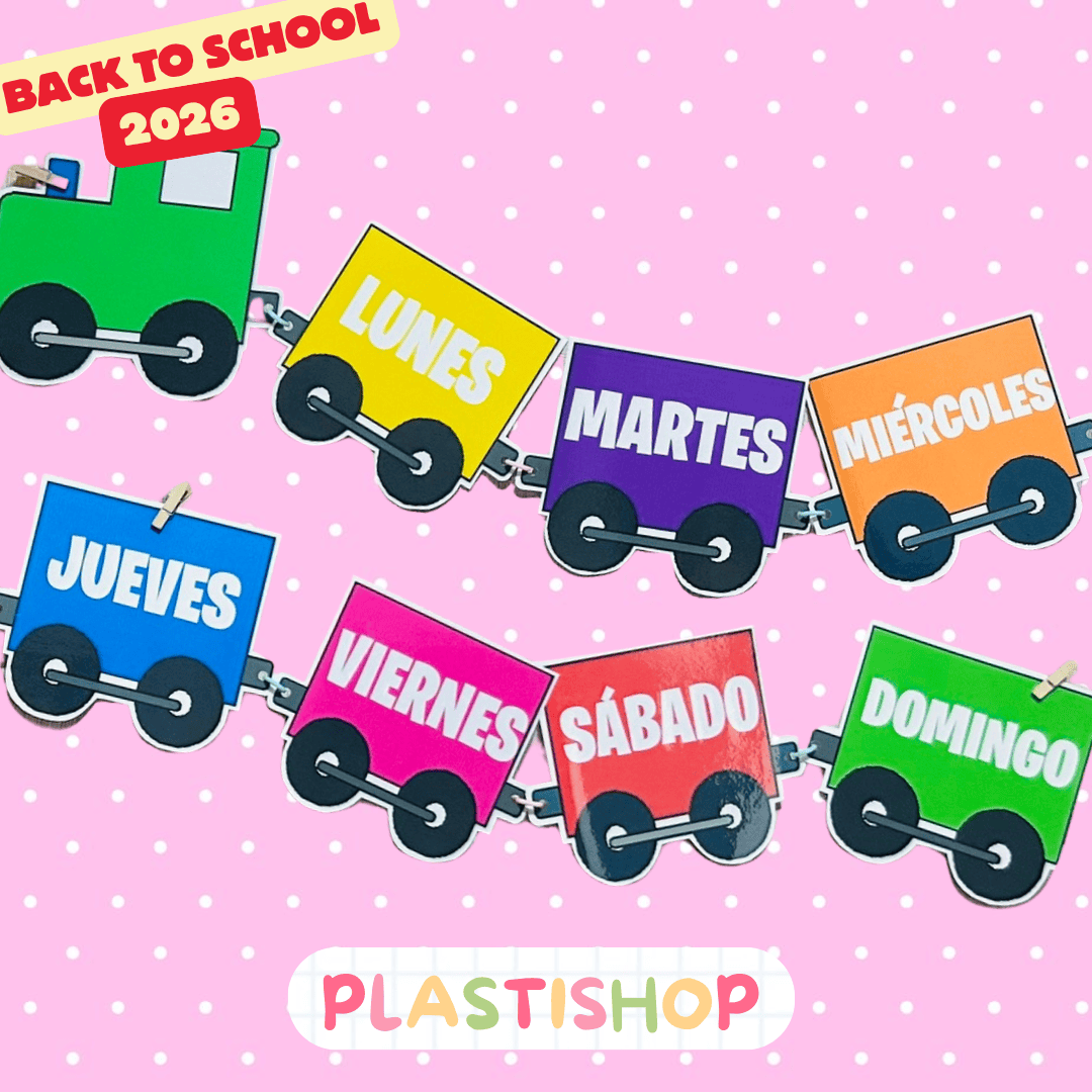 Trencito de la semana - plastificado