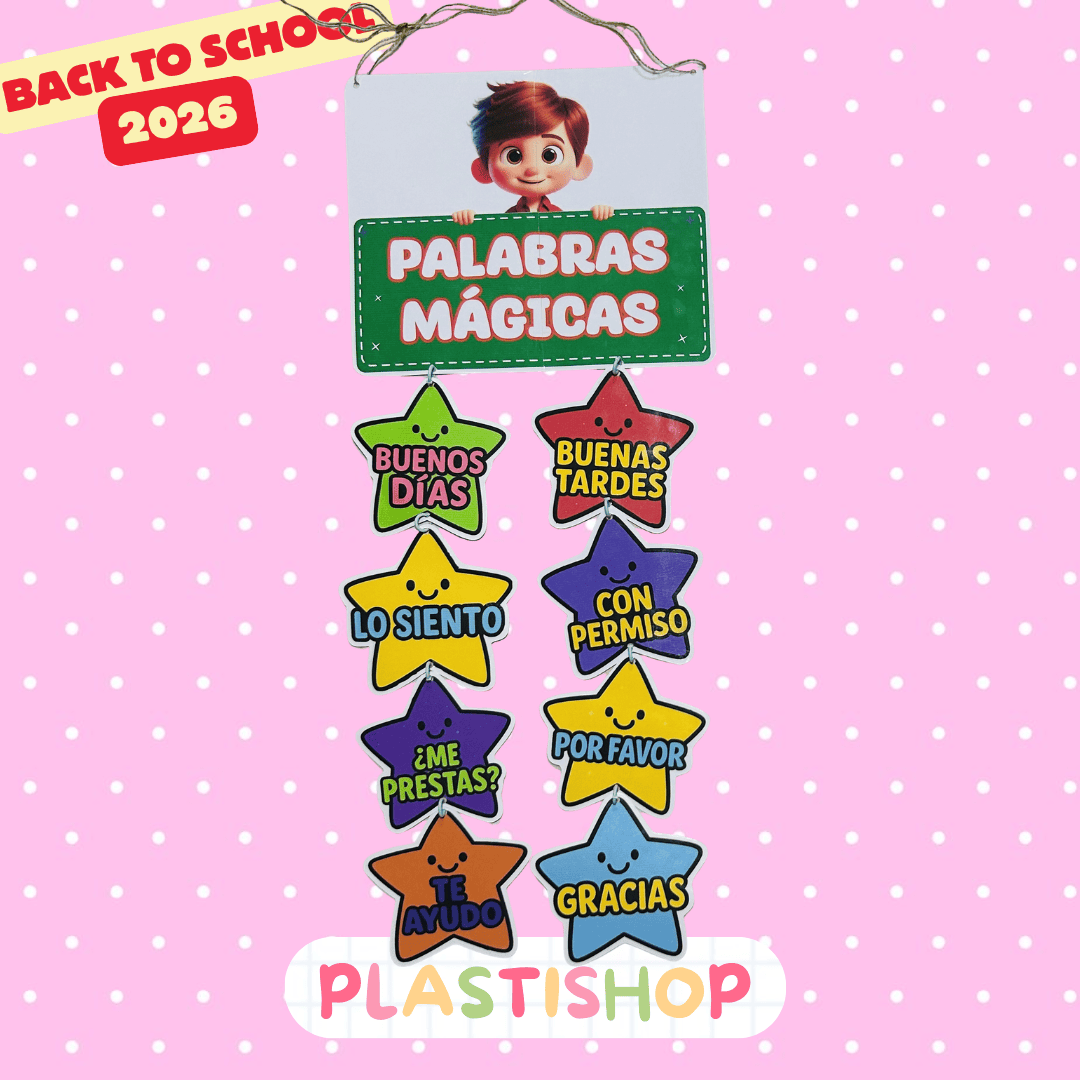 PALABRAS MÁGICAS plastificado