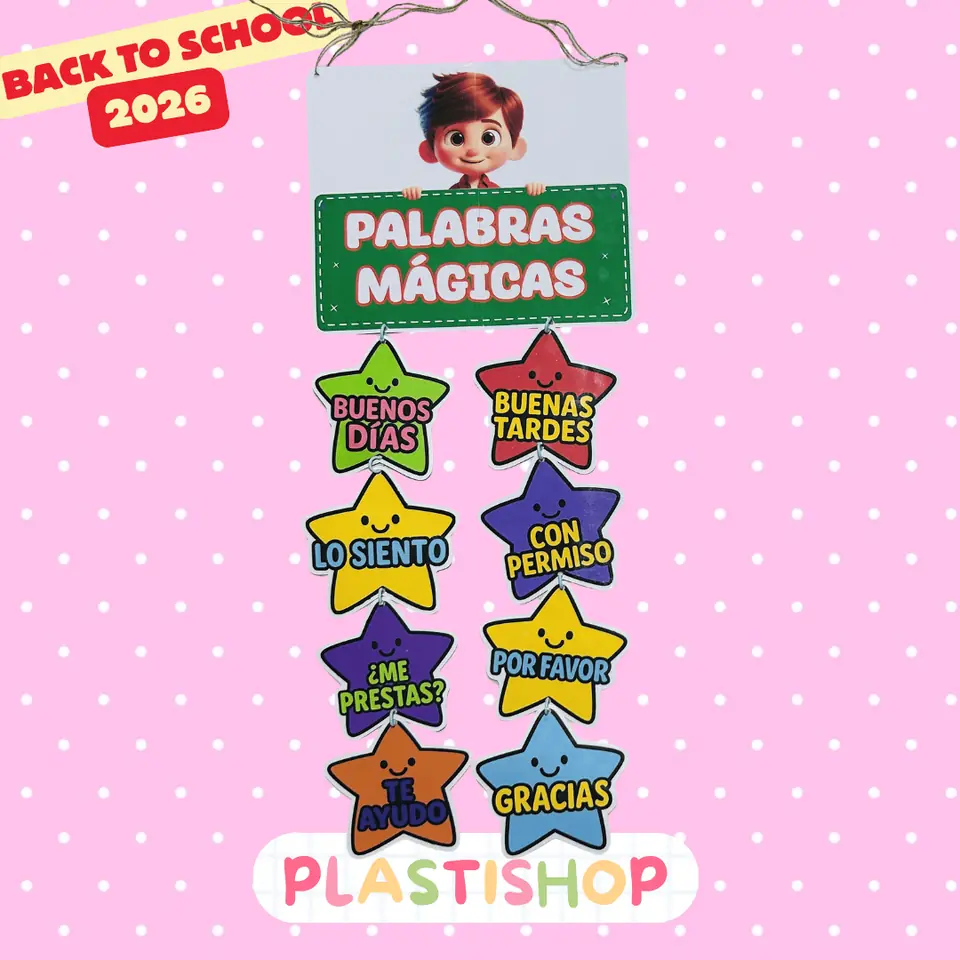 PALABRAS MÁGICAS plastificado