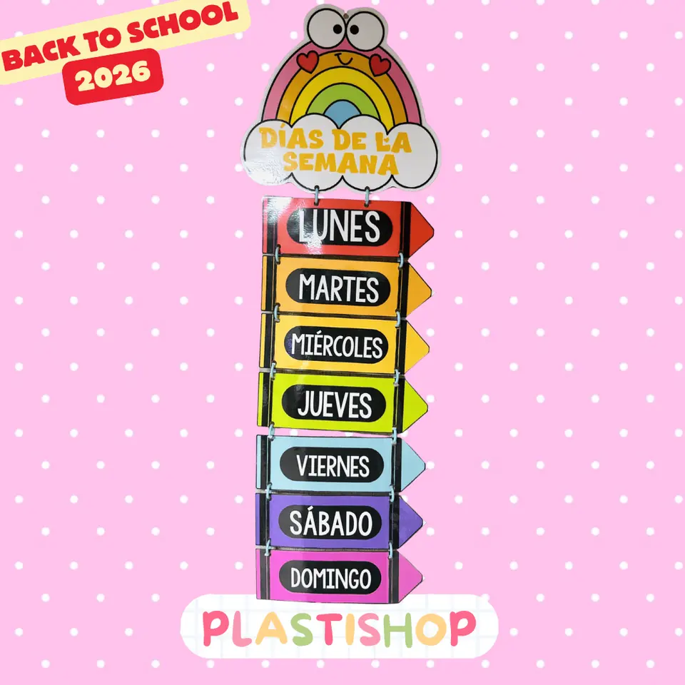 Días de la Semana plastificado