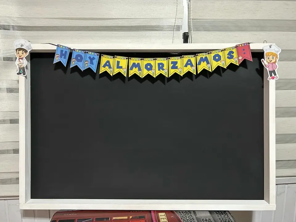 Pizarra de tiza + cartel plastificado de regalo ()