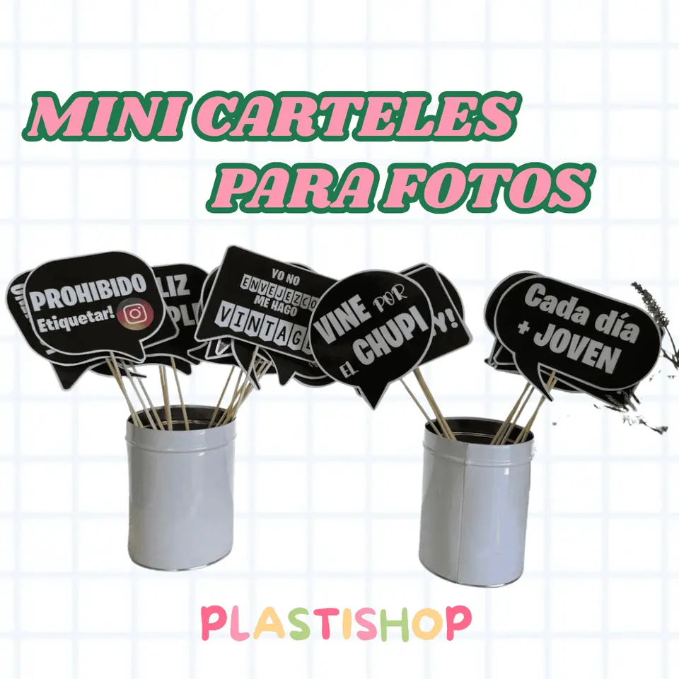 10 Carteles para fotos