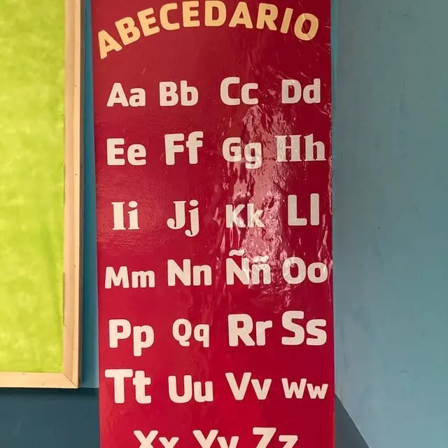 Vinilo pared Abecedario