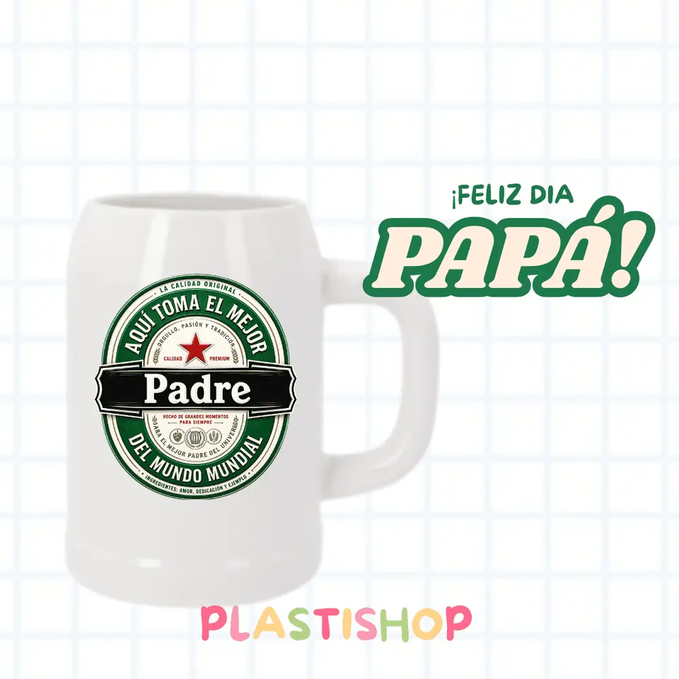 Especial día del padre: jarra cervecera