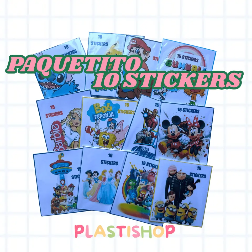Souvenir - Pack 10 stickers