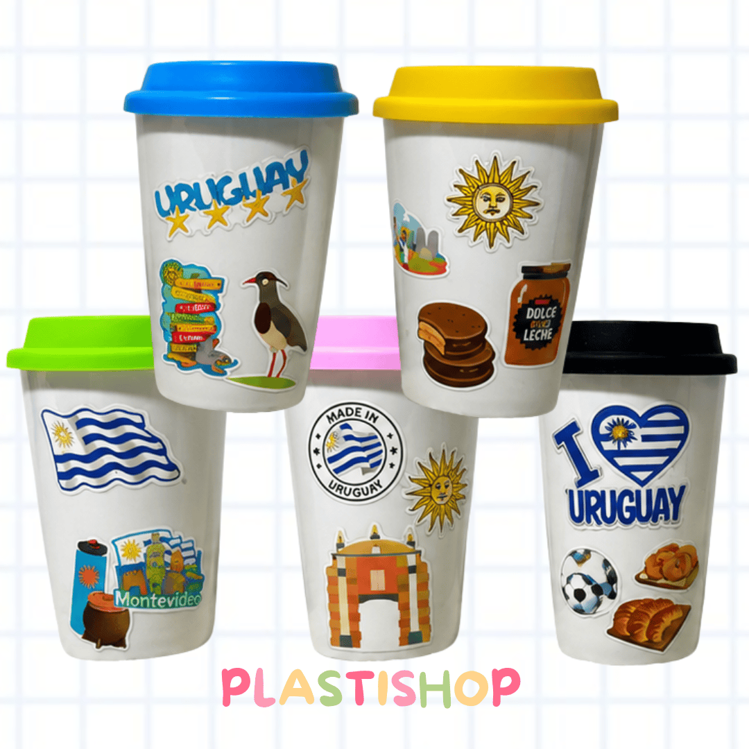 VASO CERÁMICA MUNDIALERO