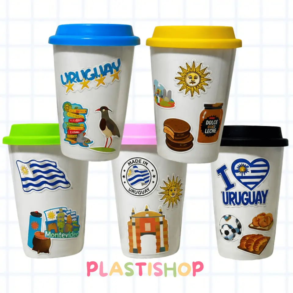 VASO CERÁMICA MUNDIALERO
